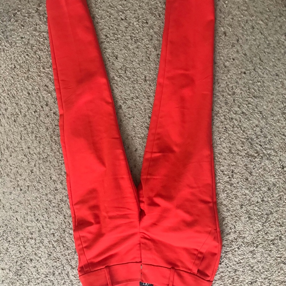 Loft red slacks